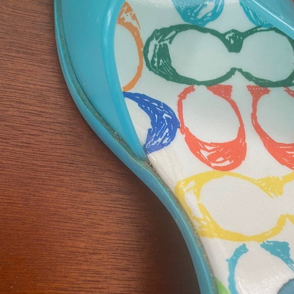 Coach scribble Teal and Multicolor Heels - Picture 12 of 14